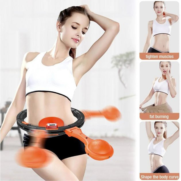 Умный массажный обруч для похудения живота и боков Intelligent Hula Hoop