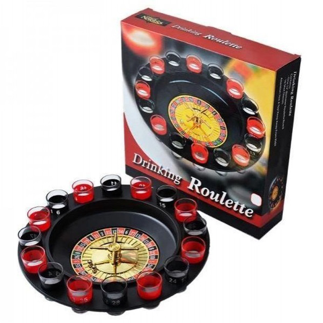 Алкогольная рулетка с рюмками игровой набор 