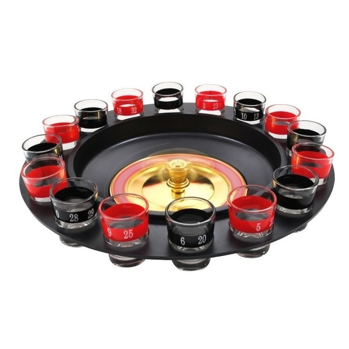 Алкогольная рулетка с рюмками игровой набор 