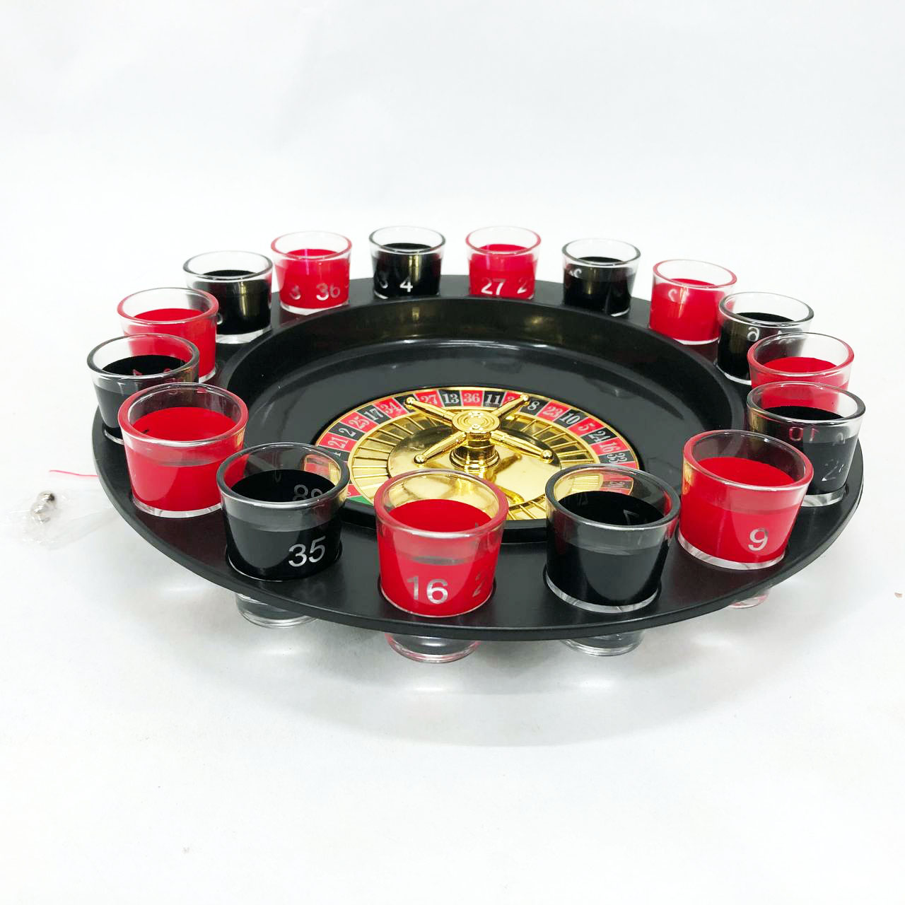 Алкогольная рулетка с рюмками игровой набор 