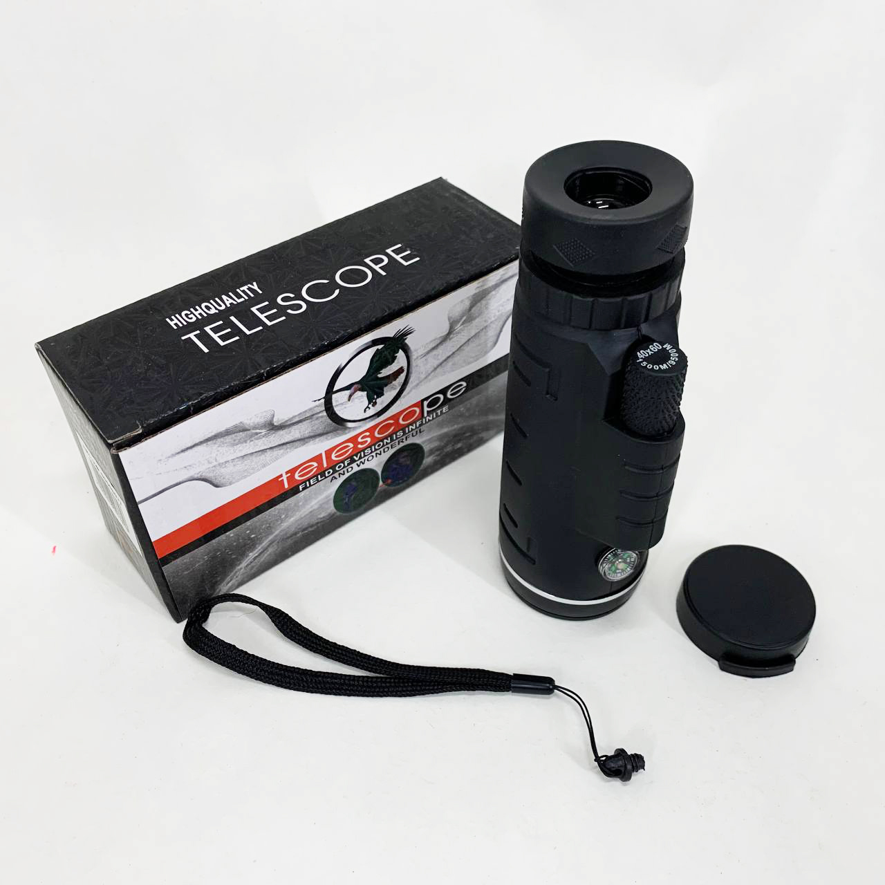 Монокуляр UN-3012 40X60 сверхмощный легкий компактный с двойной фокусировкой