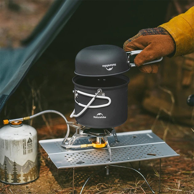Набор посуды Naturehike NH18T018-G 2 кастрюли, 2 крышки