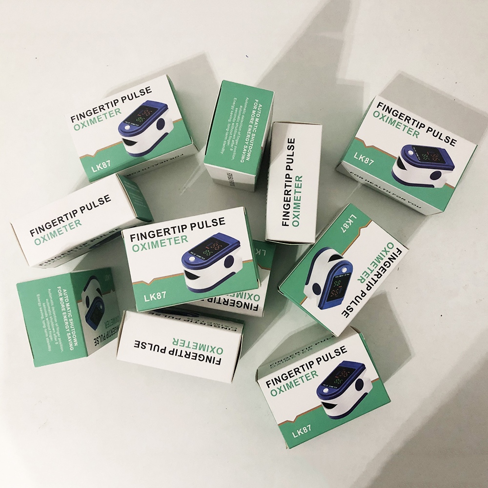 Пульсоксиметр Fingertip pulse oximeter LK87, Пульсоксиметр для измерения пульса и сатурации портативный