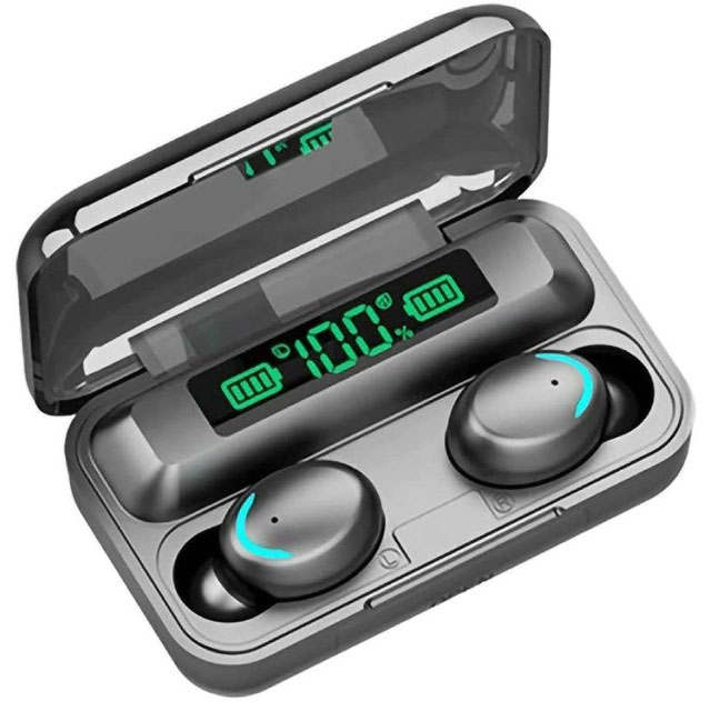 Беспроводные bluetooth наушники True Wireless F9-5 TWS с встроенным Power Bank, вакуумные наушники