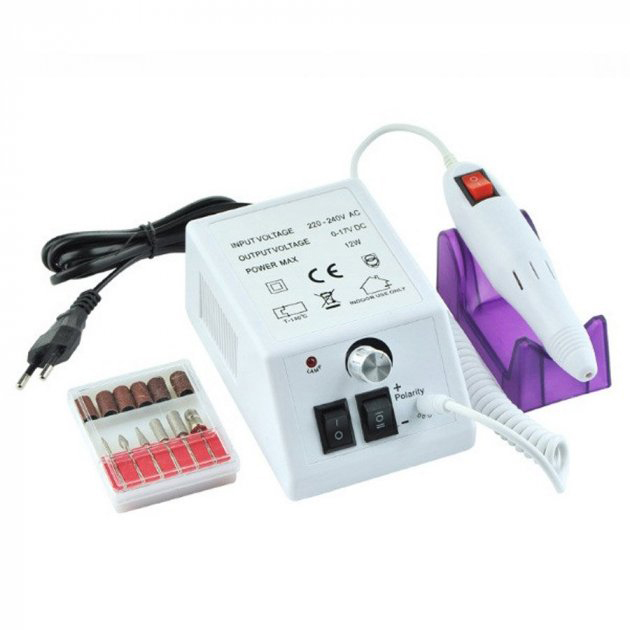 Фрезер для маникюра Beauty nail DM-14/2000. Цвет: белый