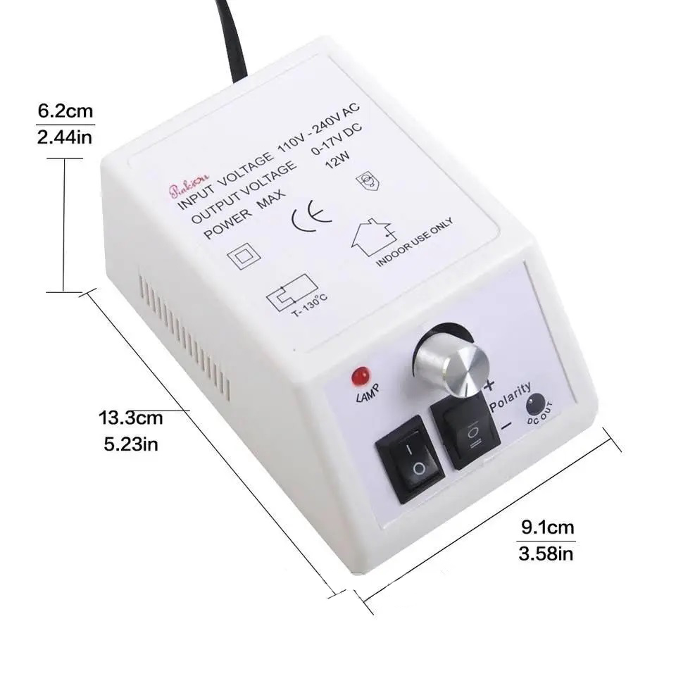 Фрезер для маникюра Beauty nail DM-14/2000. Цвет: белый
