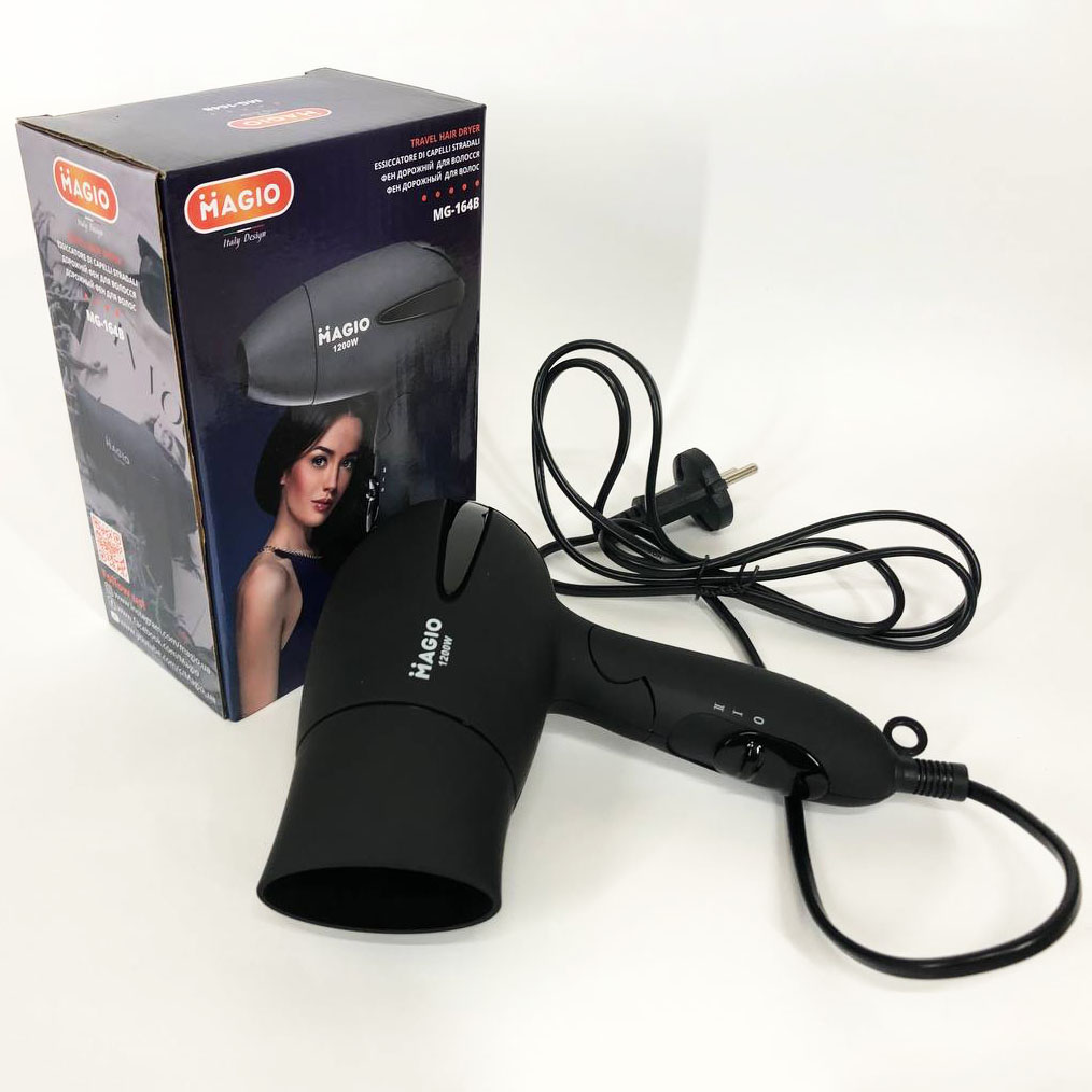 Фен дорожный для волос Magio MG-164B
