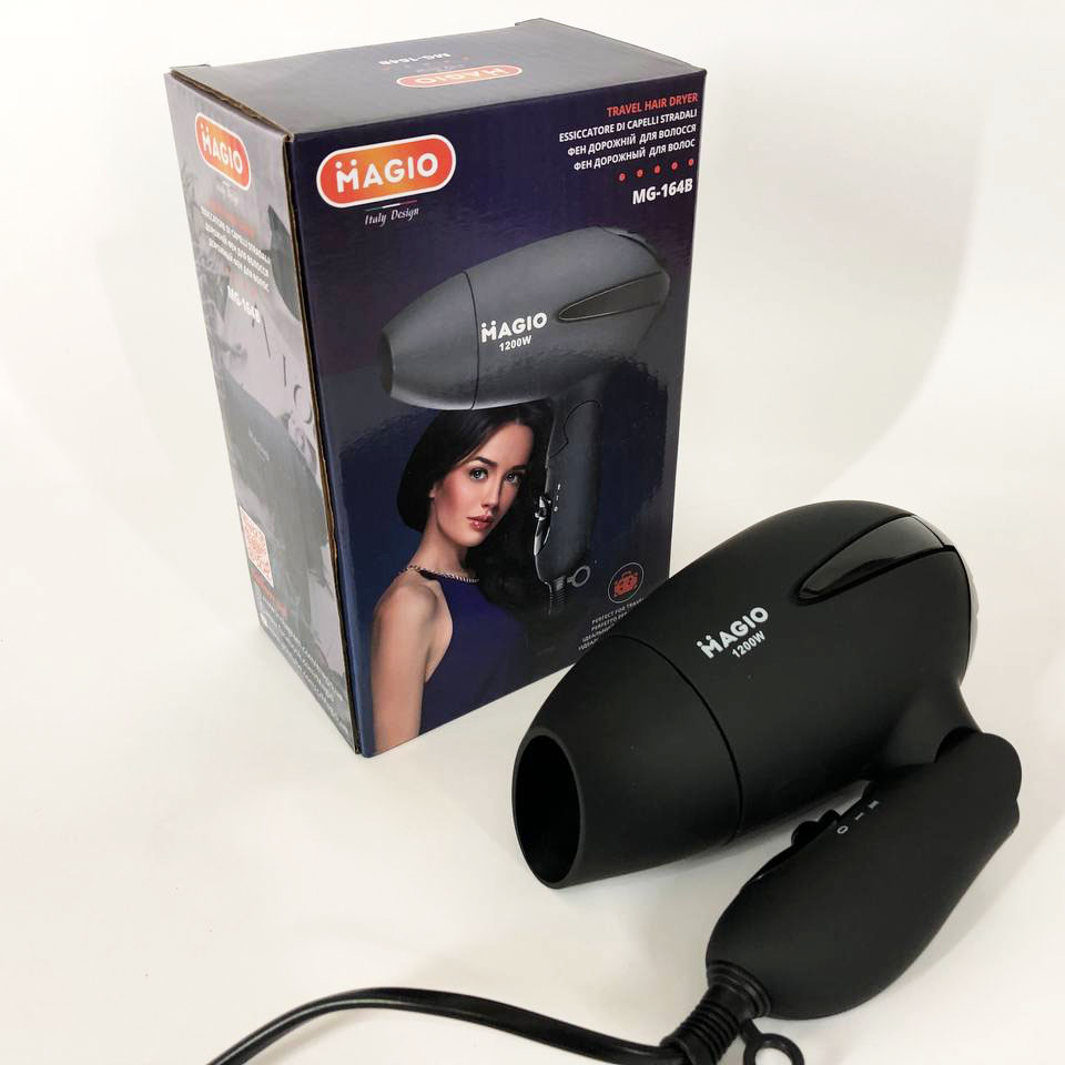 Фен дорожный для волос Magio MG-164B