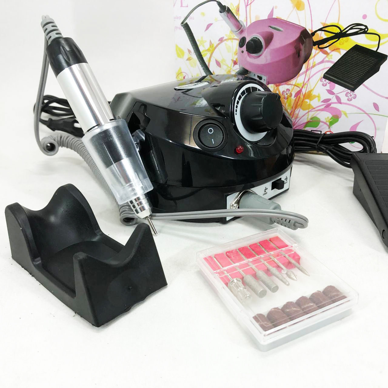 Фрезер DM-11-1 для маникюра и педикюра. Цвет: черный