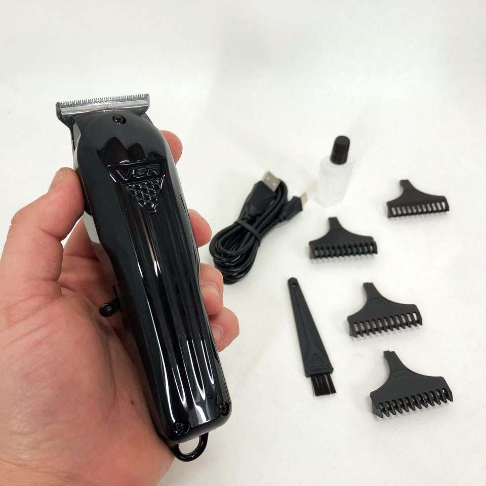 Машинка для стрижки волос VGR V-982 LED Display, профессиональная электробритва, подстригательная машинка