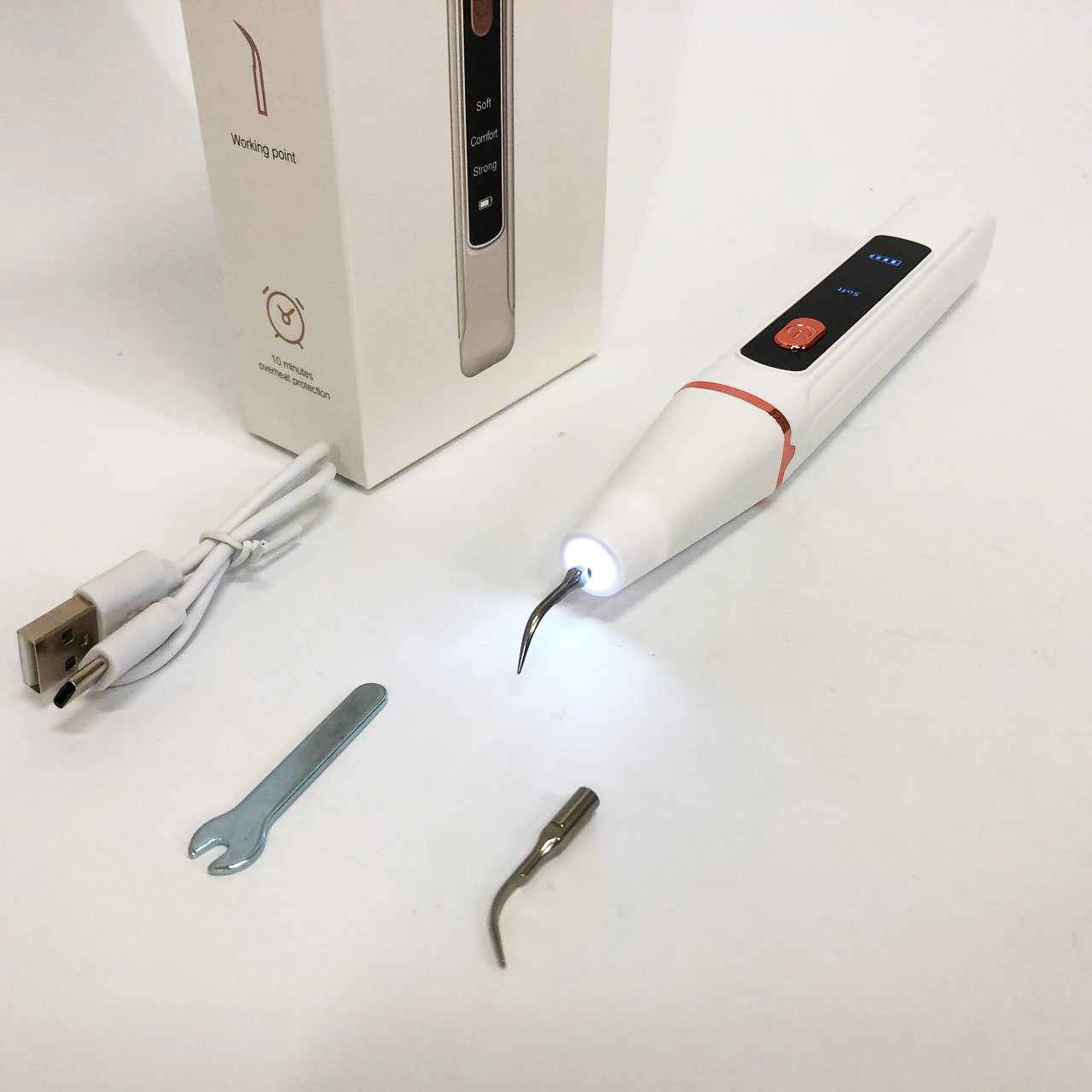 Ультразвуковой скалер для удаления зубного камня Teeth Cleaner HY-46