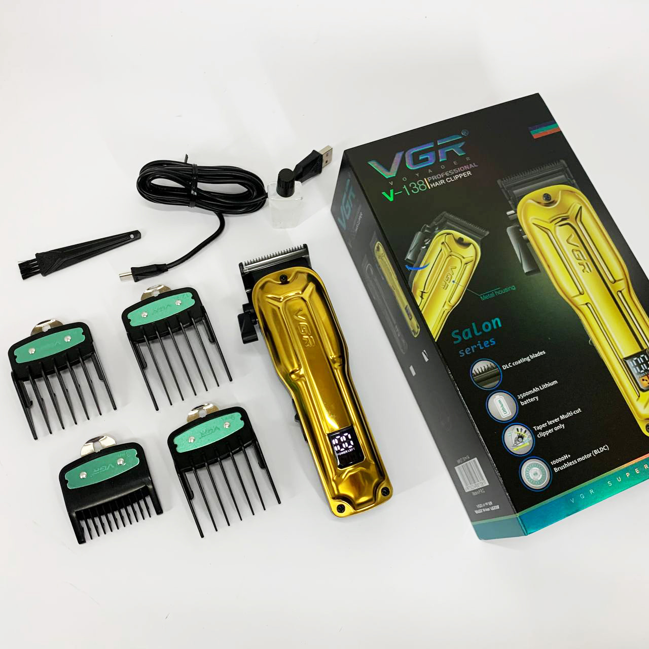 Аккумуляторная машинка для стрижки VGR V-138