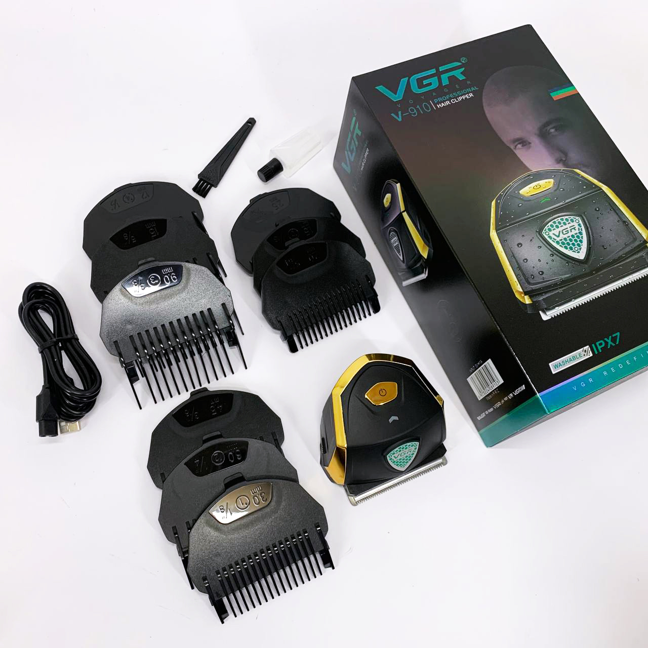 Аккумуляторная машинка для стрижки VGR V-910