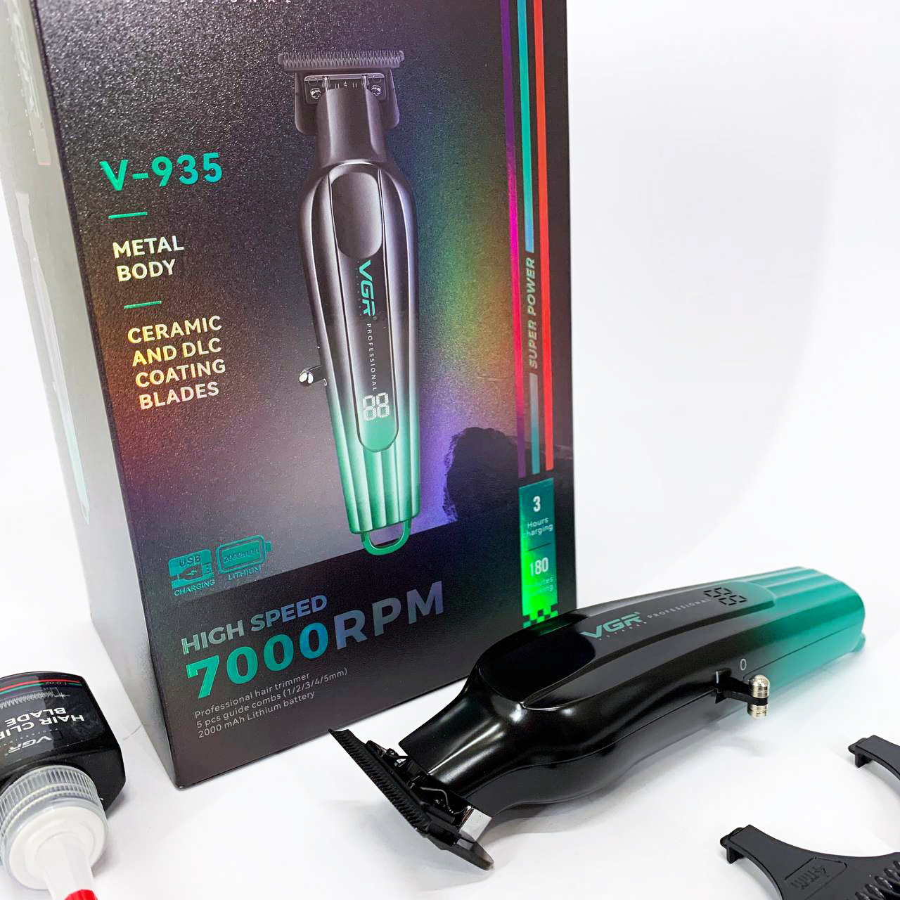 Триммер VGR V-935 GREEN