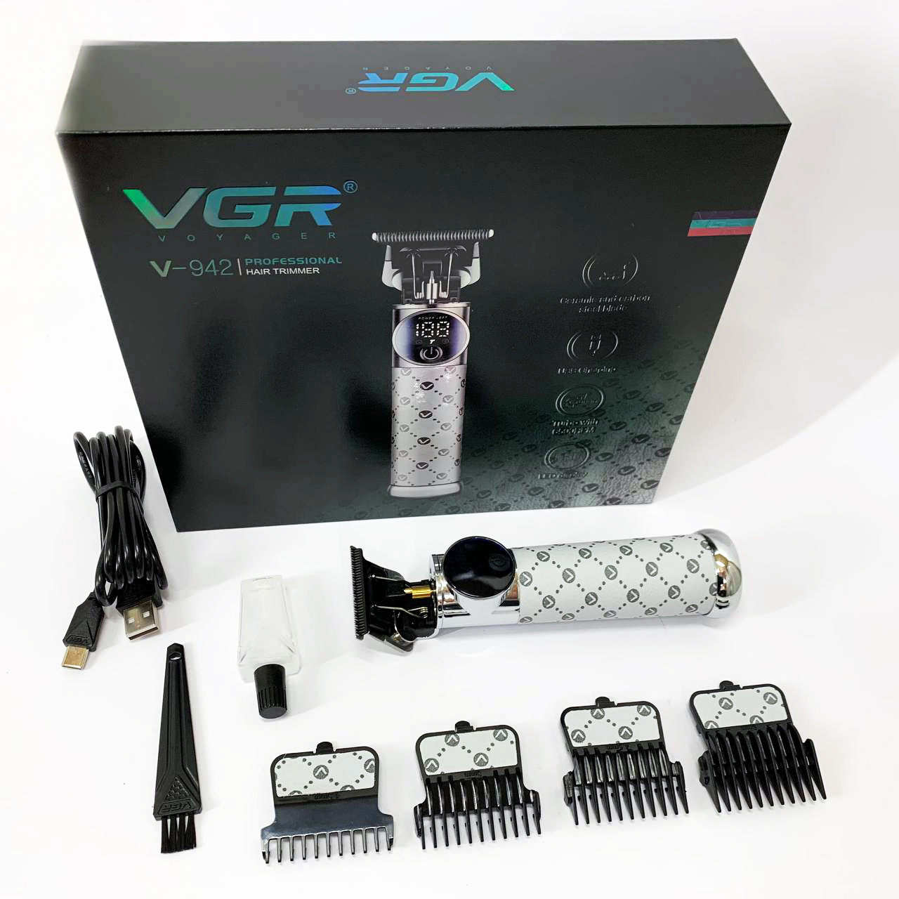 Триммер VGR V-942 WHITE
