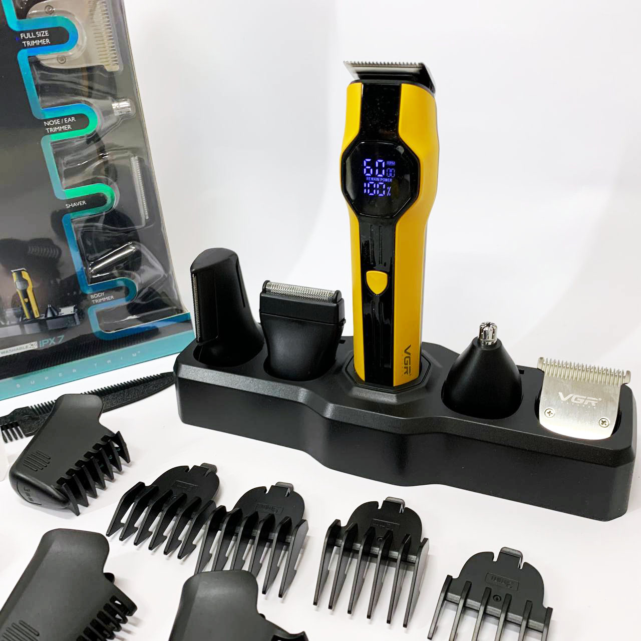 Набор для стрижки VGR V-173 YELLOW 13 в 1