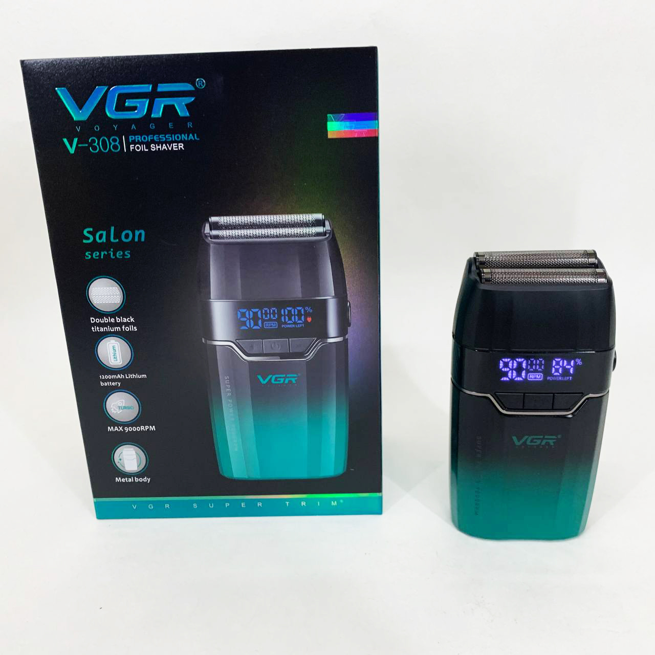 Электробритва VGR V-308 GREEN шейвер