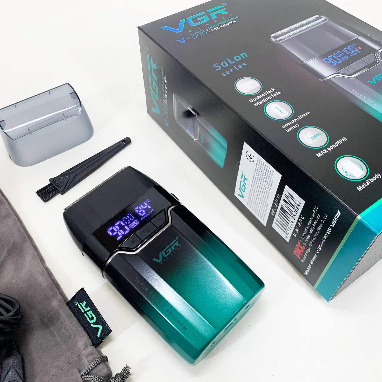 Электробритва VGR V-308 GREEN шейвер