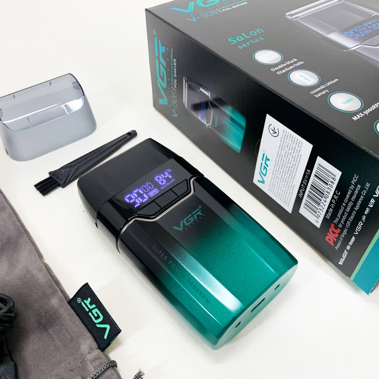 Электробритва VGR V-308 GREEN шейвер