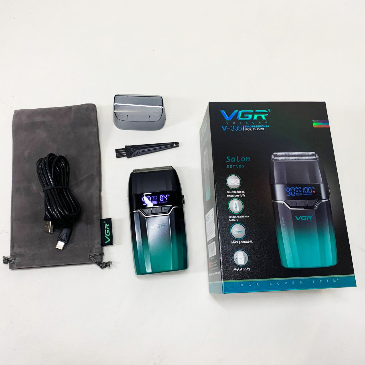 Электробритва VGR V-308 GREEN шейвер