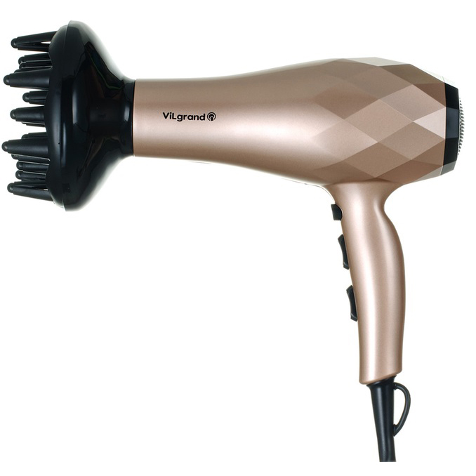 Фен VILGRAND VHD 2424TI. Цвет: бежевый