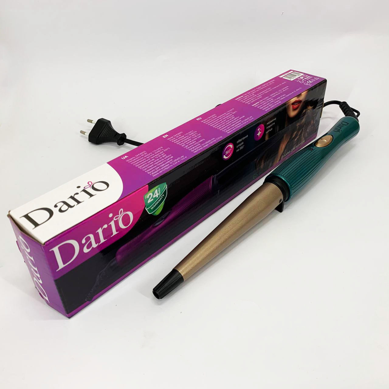 Плойка Dario DHC650C. Цвет: зеленый