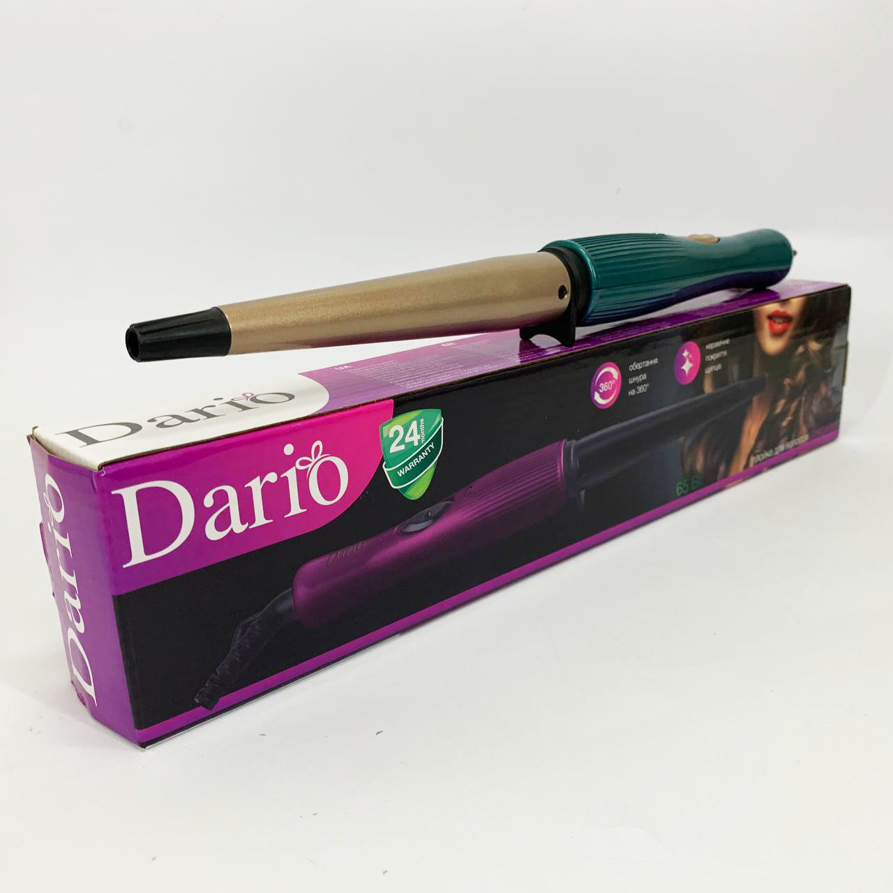 Плойка Dario DHC650C. Цвет: зеленый