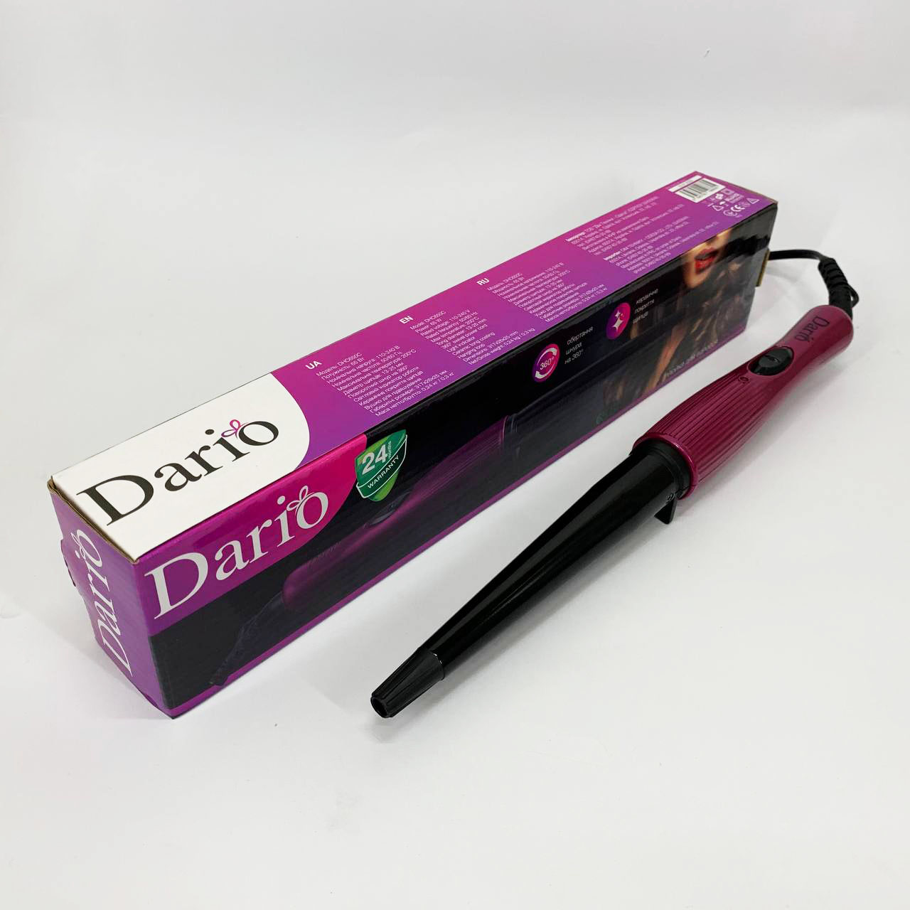 Плойка Dario DHC650C. Цвет: фиолетовый
