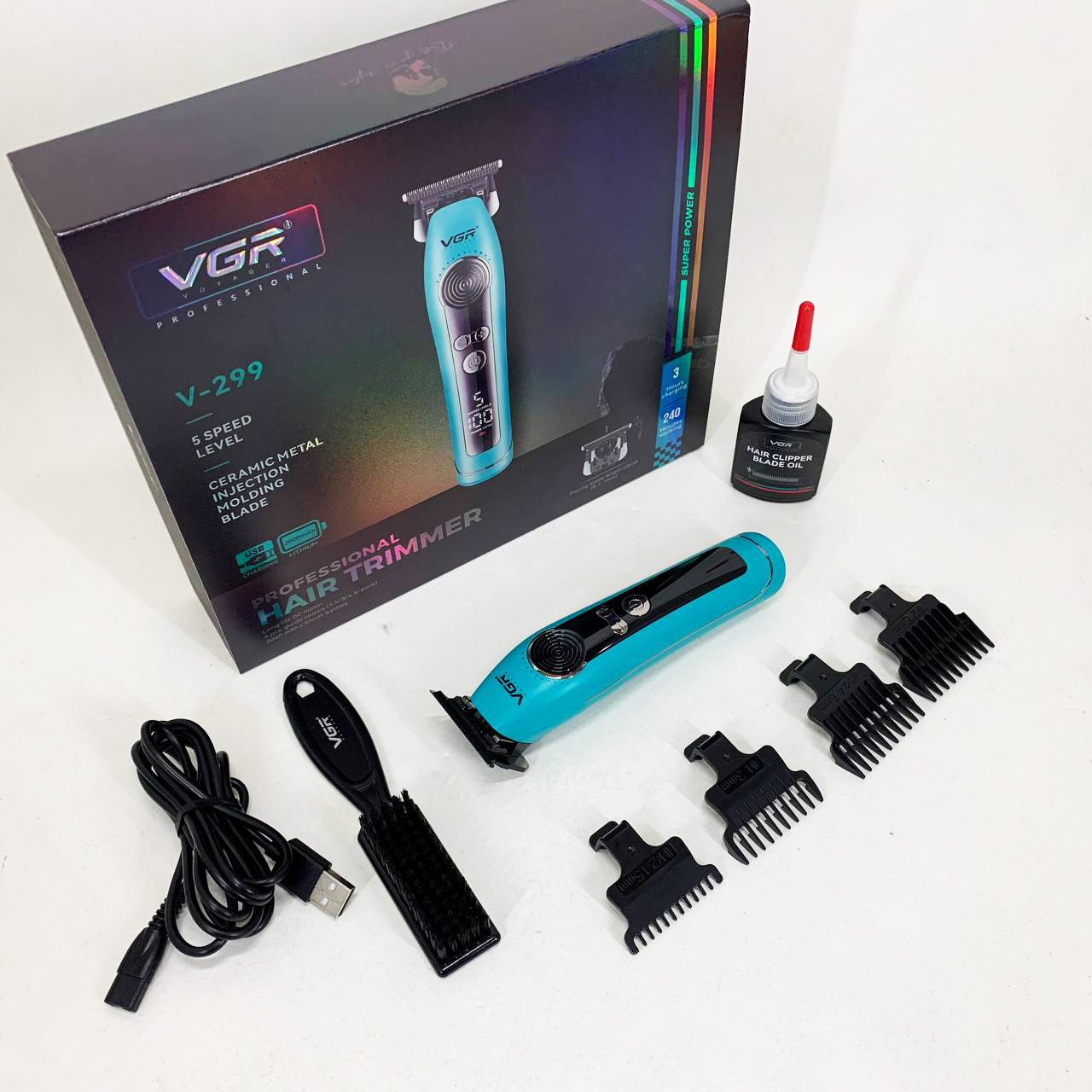 Триммер VGR V-299. Цвет: синий