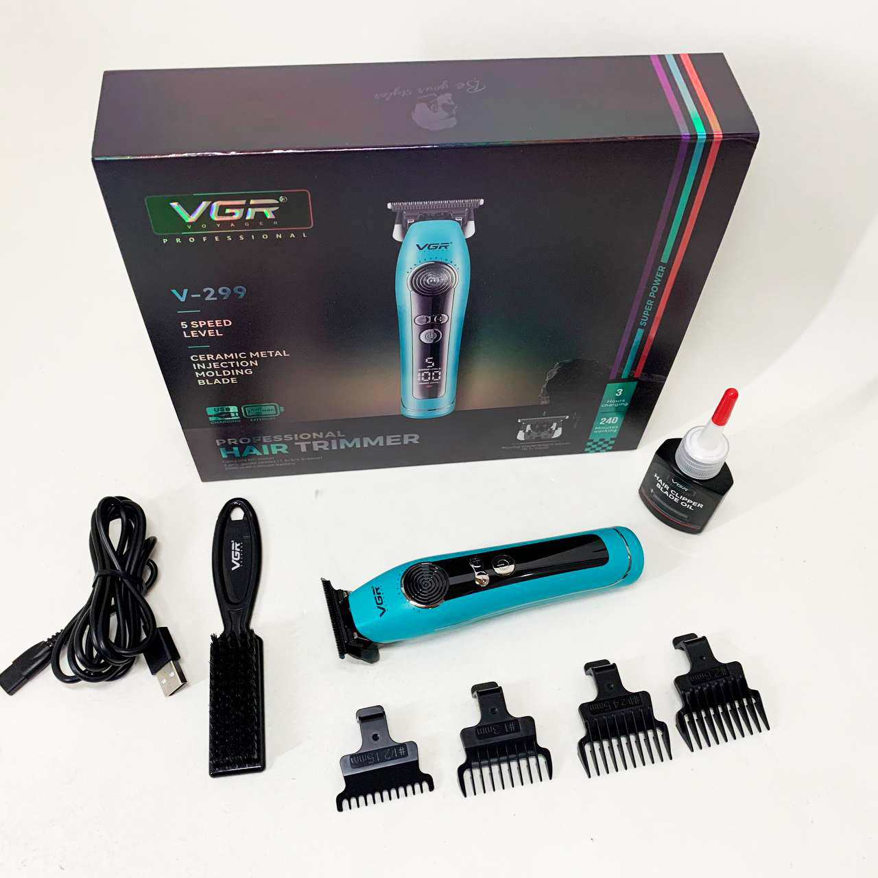 Триммер VGR V-299. Цвет: синий
