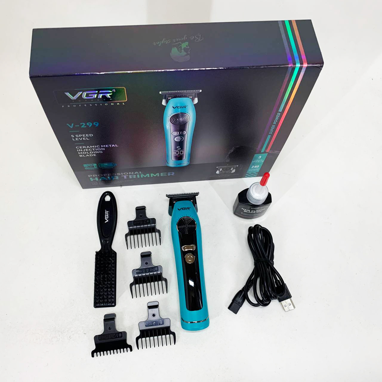 Триммер VGR V-299. Цвет: синий