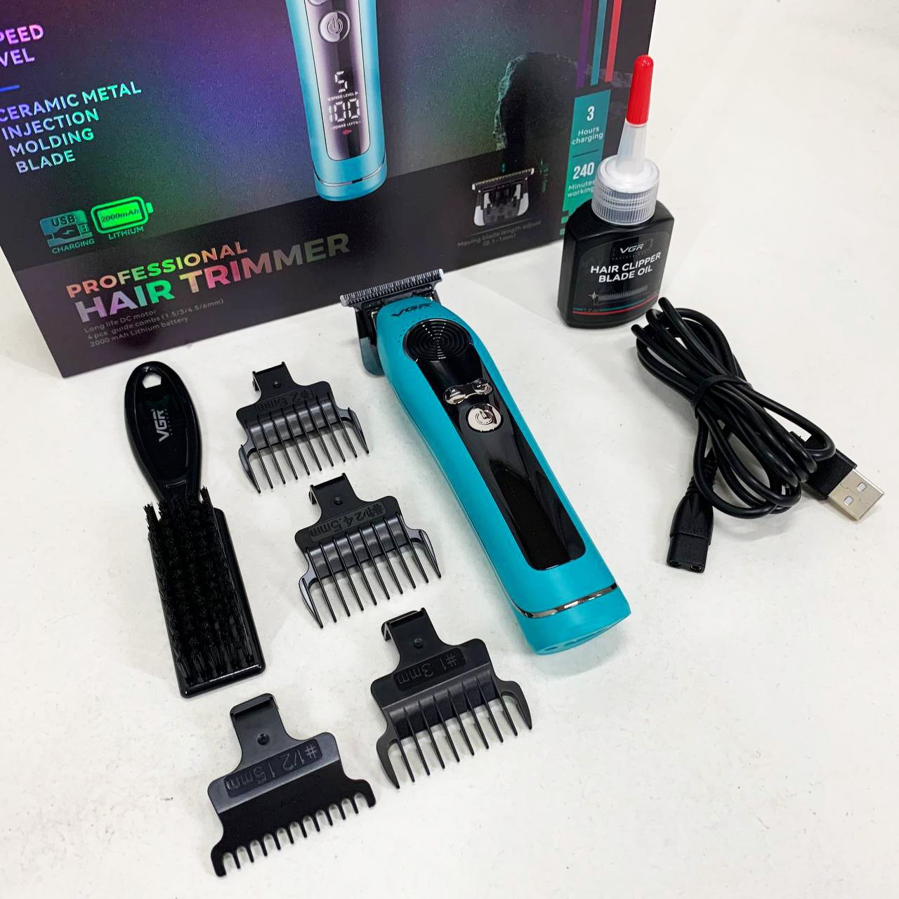 Триммер VGR V-299. Цвет: синий