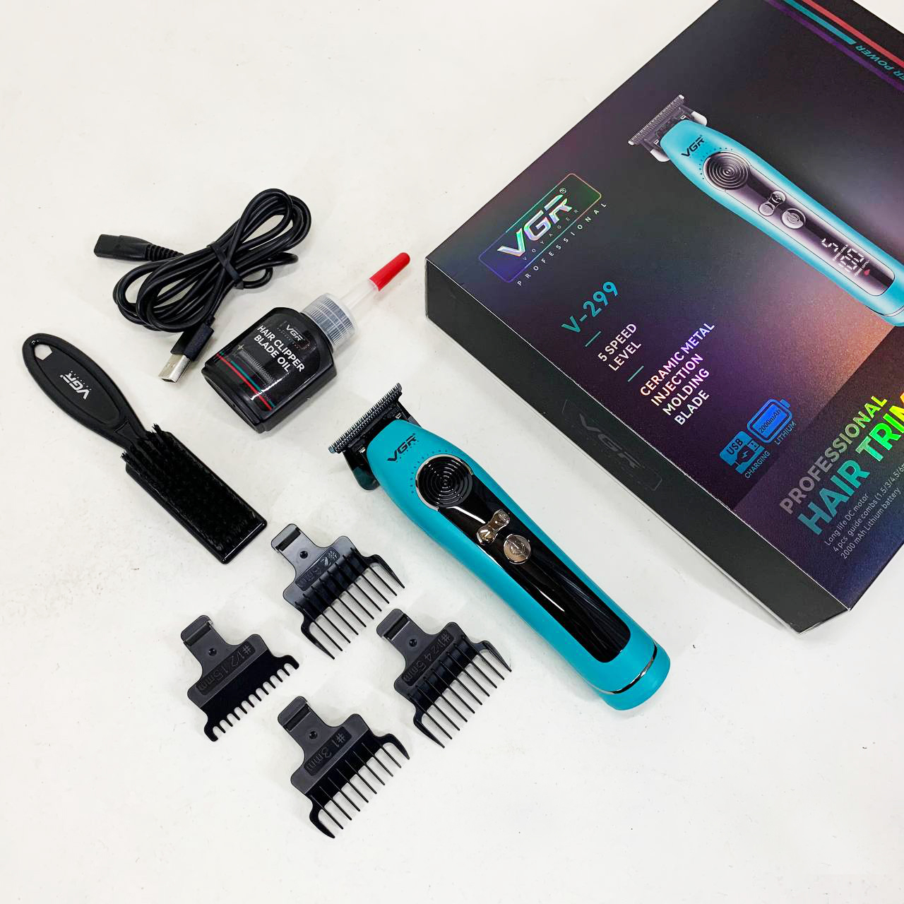 Триммер VGR V-299. Цвет: синий