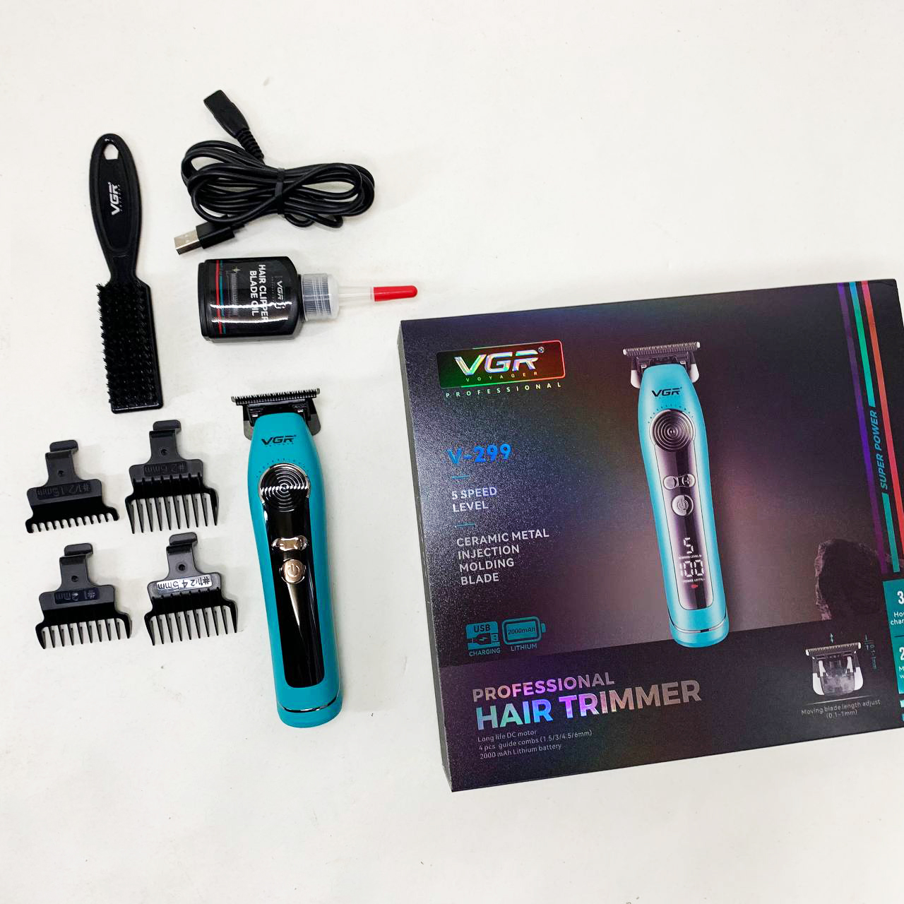 Триммер VGR V-299. Цвет: синий