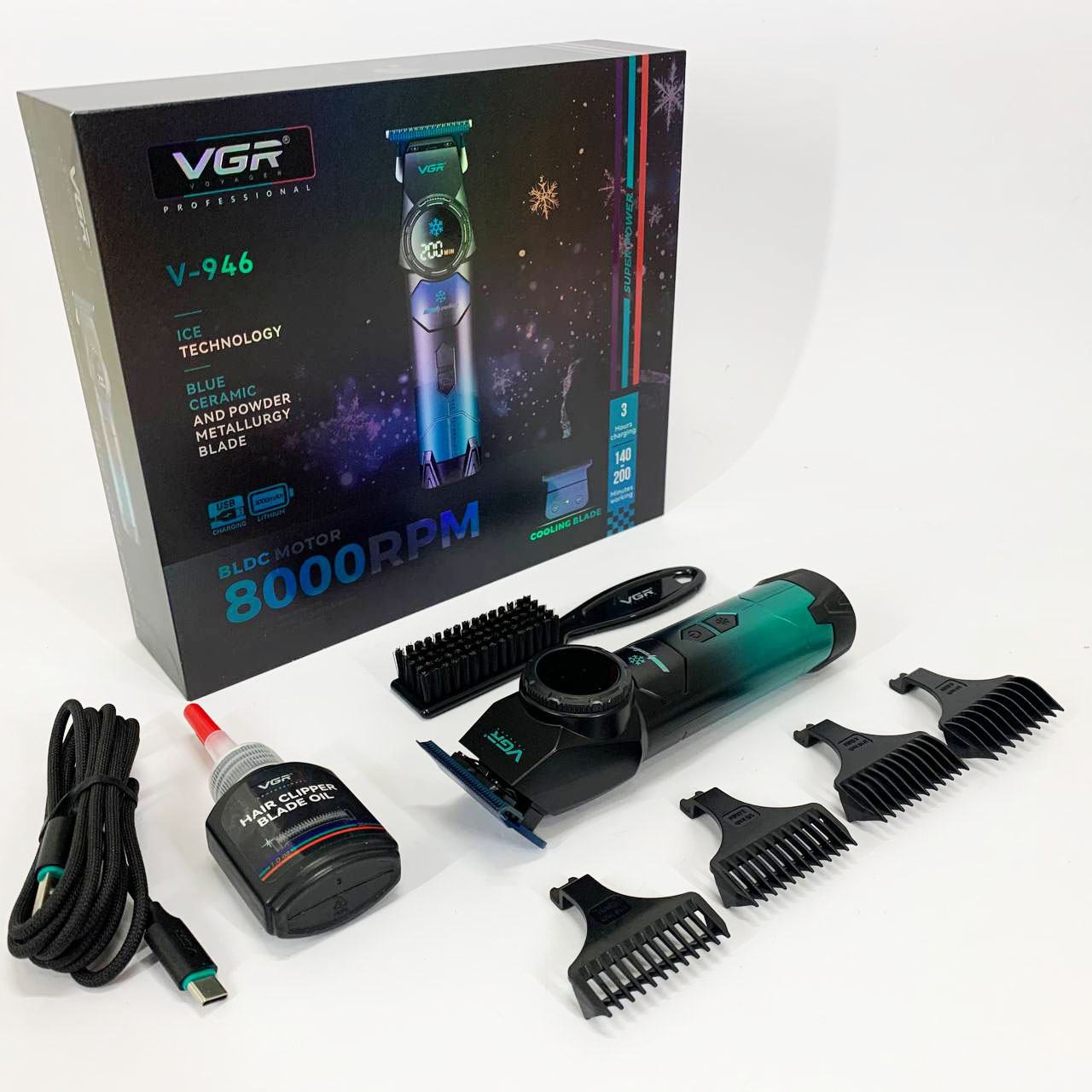 Триммер VGR V-946 с технологией охлаждения ICE TECHNOLOGY