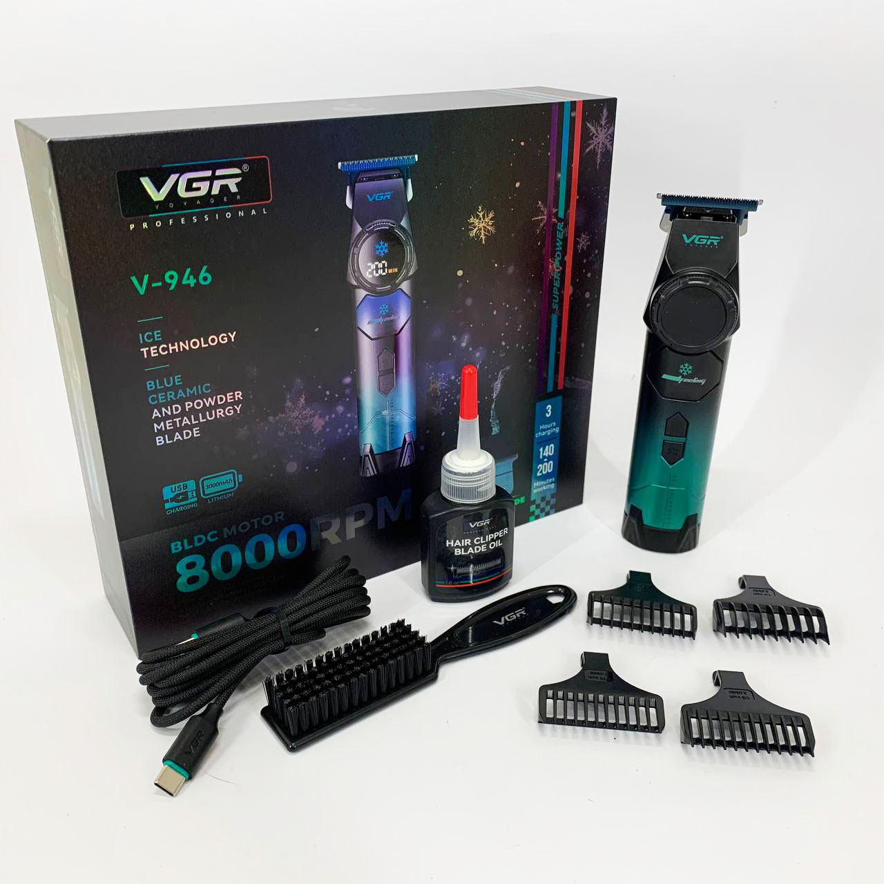 Триммер VGR V-946 с технологией охлаждения ICE TECHNOLOGY