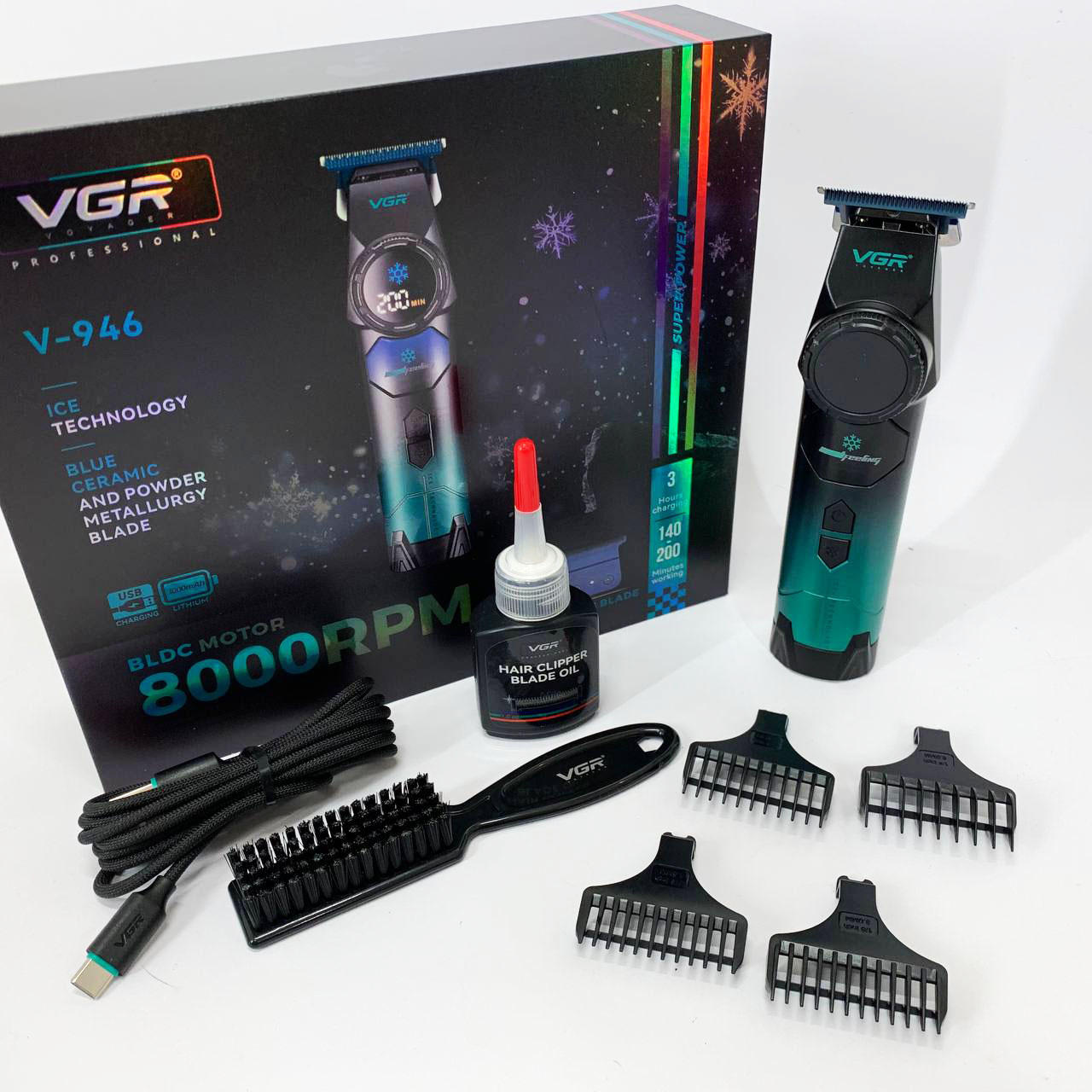 Триммер VGR V-946 с технологией охлаждения ICE TECHNOLOGY