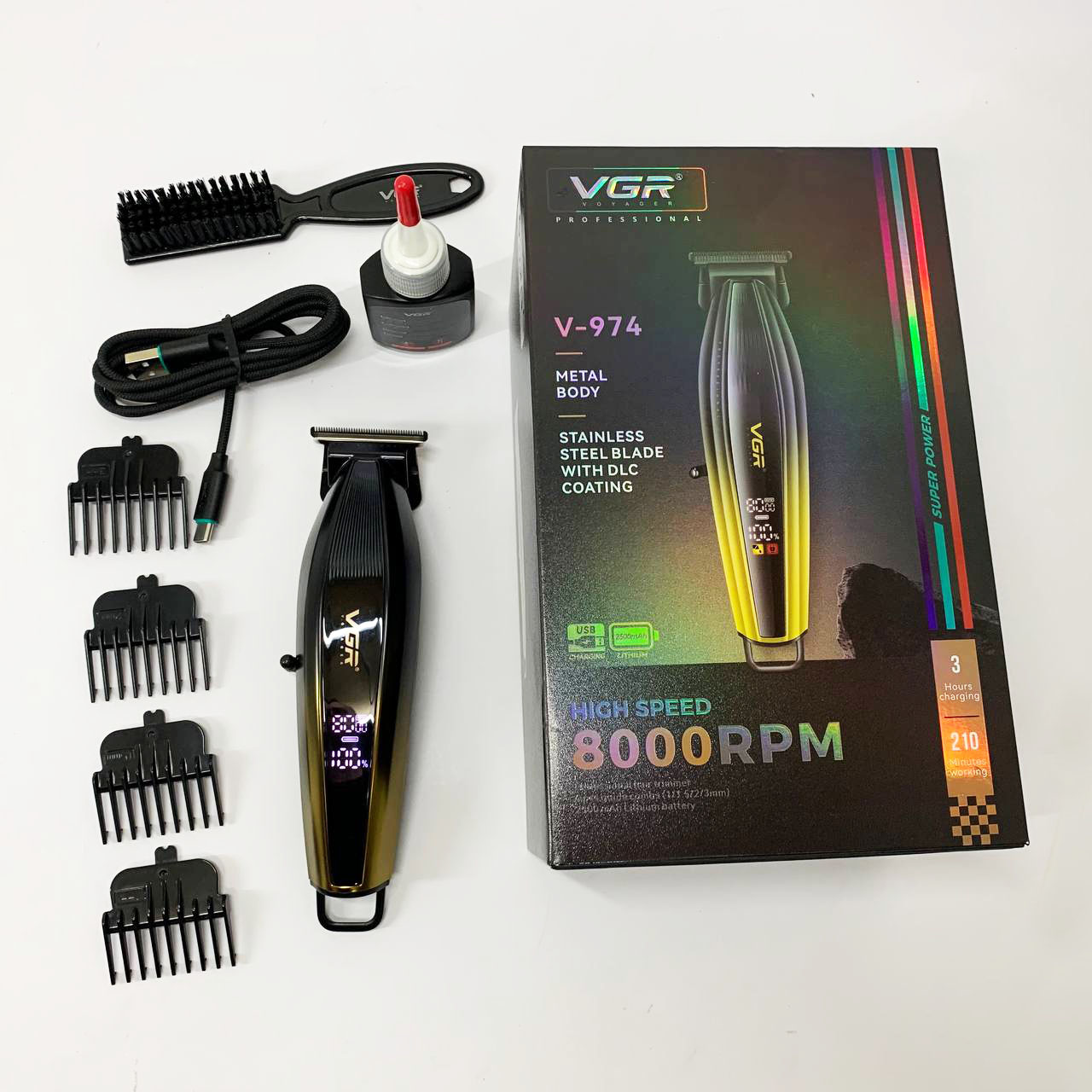 Триммер VGR V-974. Цвет: золотой