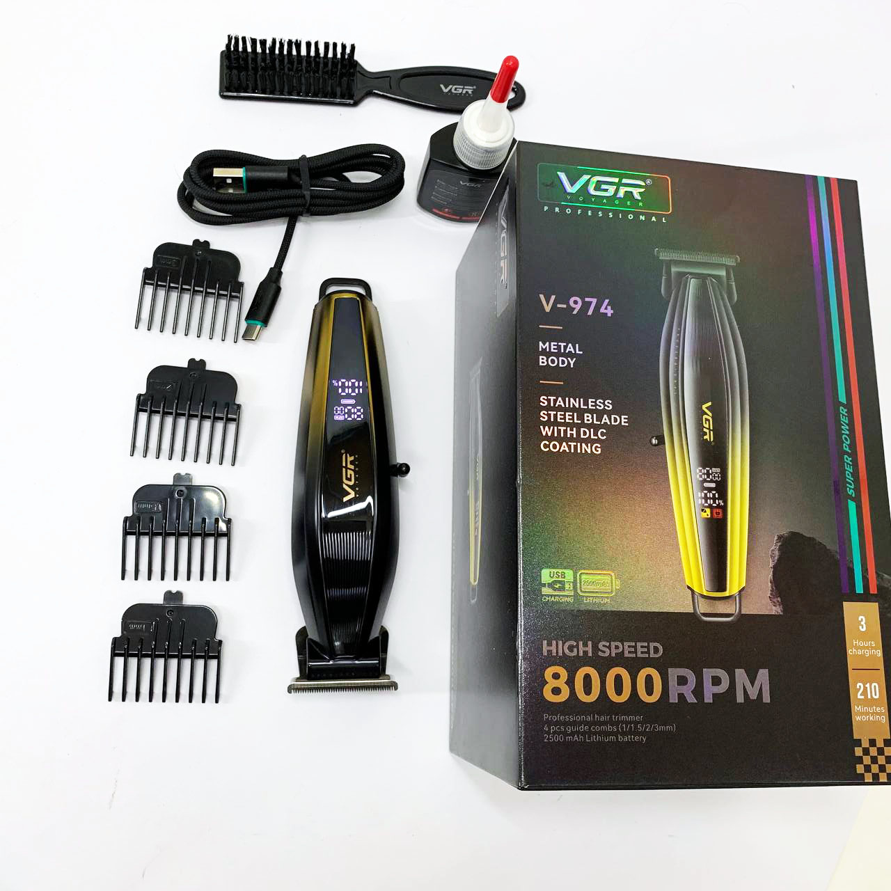 Триммер VGR V-974. Цвет: золотой