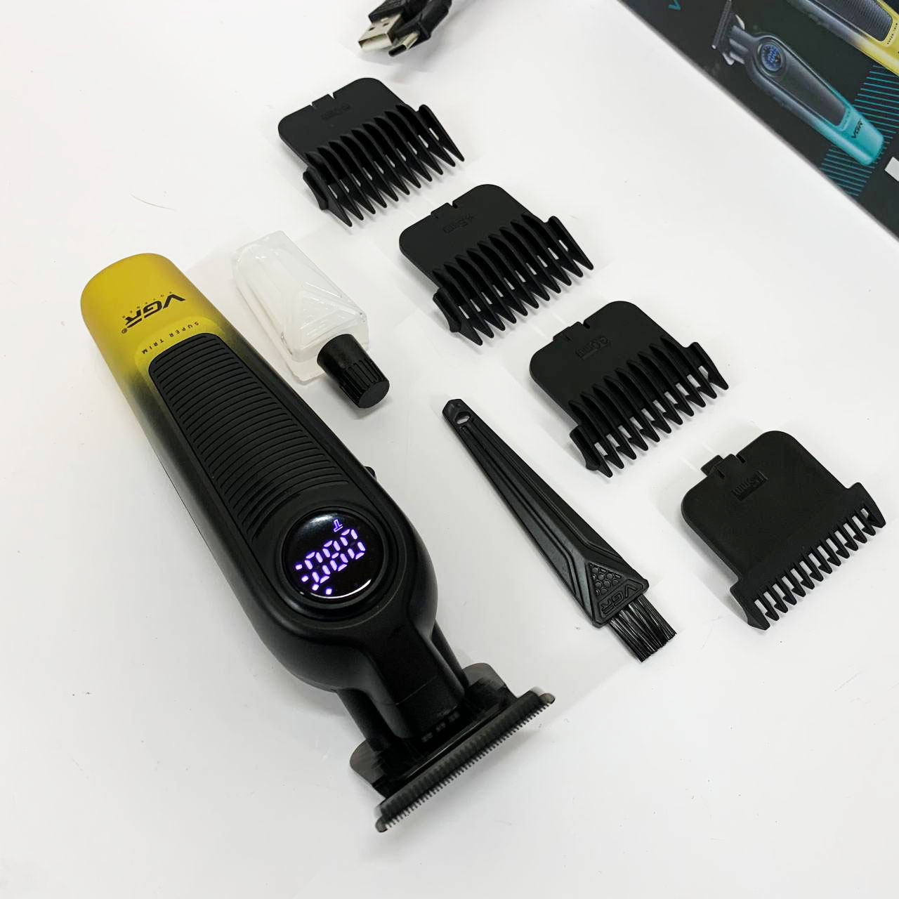Триммер VGR V-996 YELLOW. Цвет: желтый