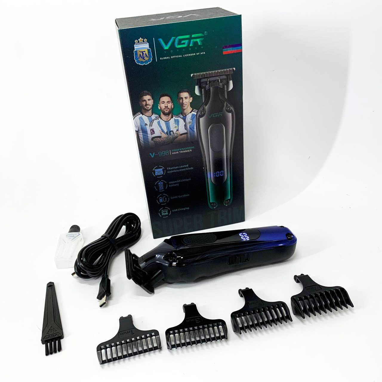 Триммер VGR V-998. Цвет: синий