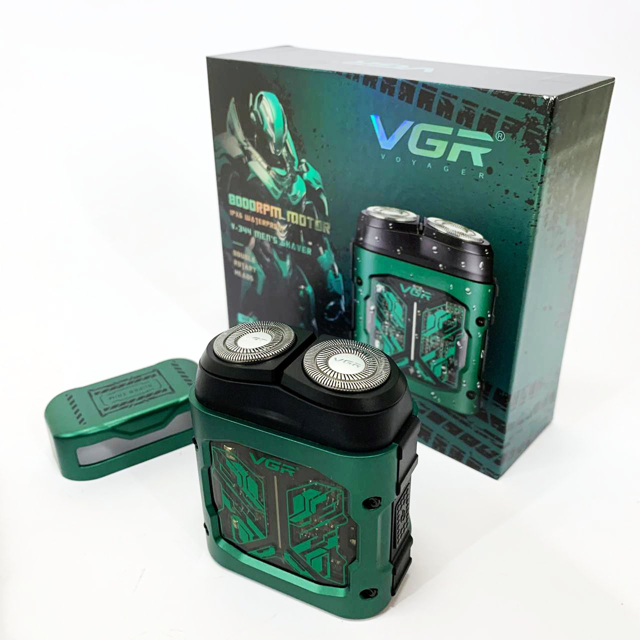 Электробритва VGR V-344. Цвет: зеленый