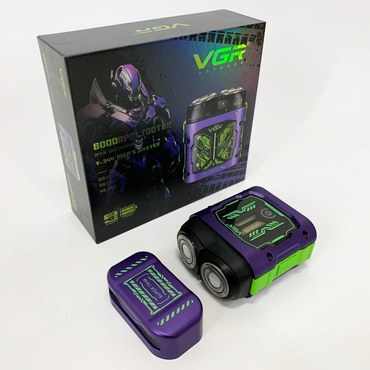Электробритва VGR V-344. Цвет: фиолетовый