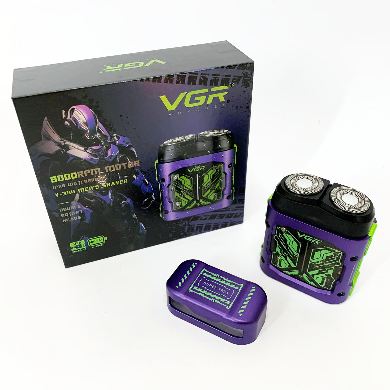 Электробритва VGR V-344. Цвет: фиолетовый