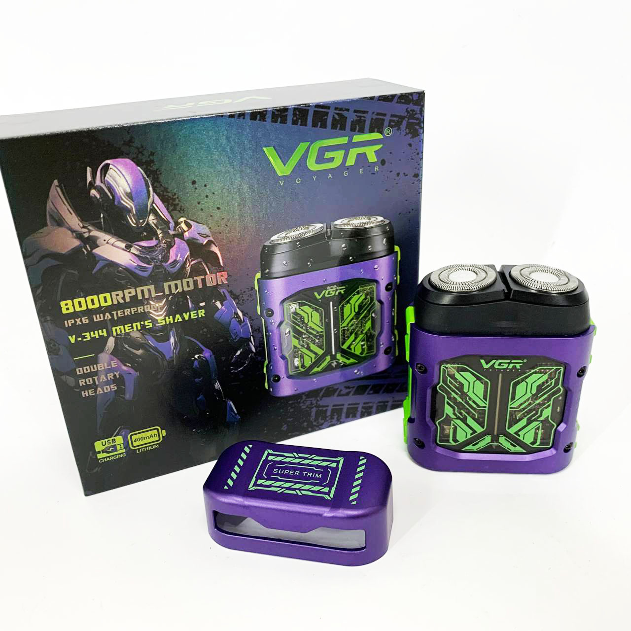 Электробритва VGR V-344. Цвет: фиолетовый