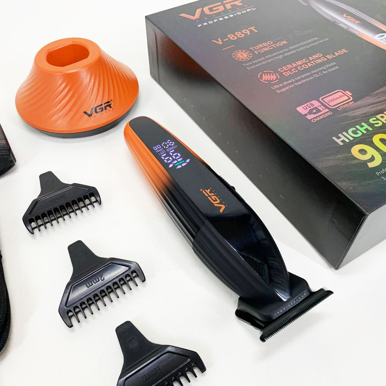 Машинка для стрижки VGR V-889T 9000RPM