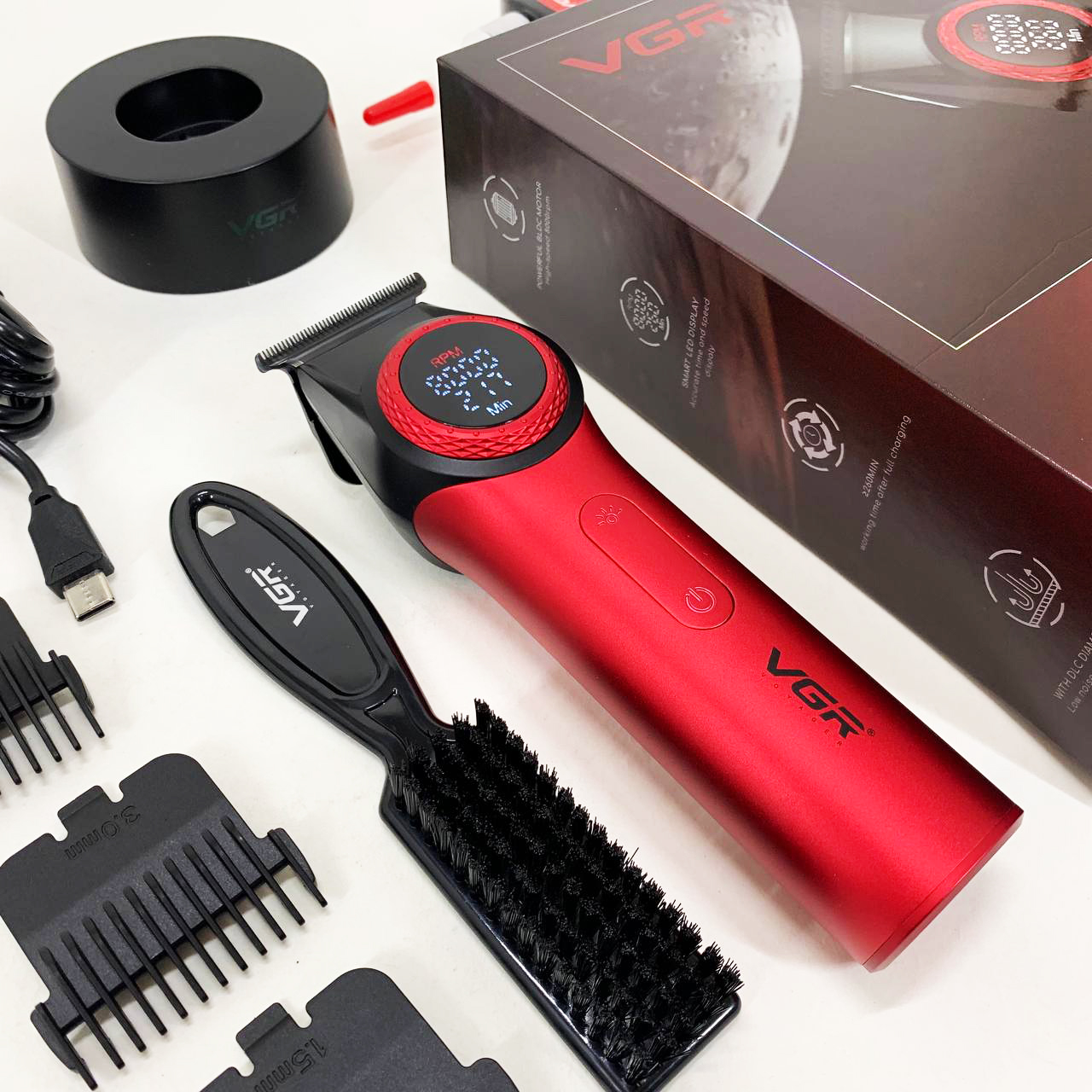 Триммер VGR V-977 RED, регулировка мощности 6000 - 8000 RPM