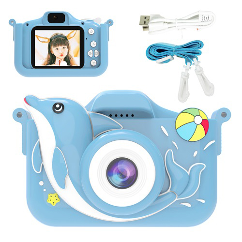 Детский цифровой фотоаппарат + чехол ET015