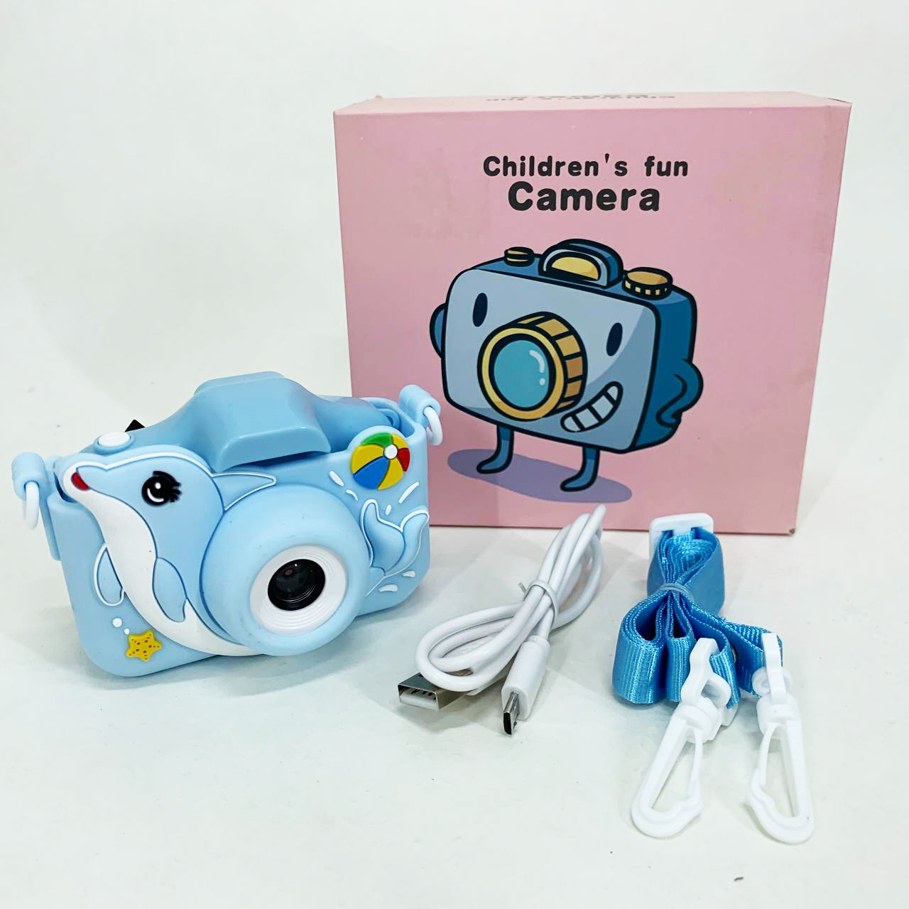 Детский цифровой фотоаппарат + чехол ET015