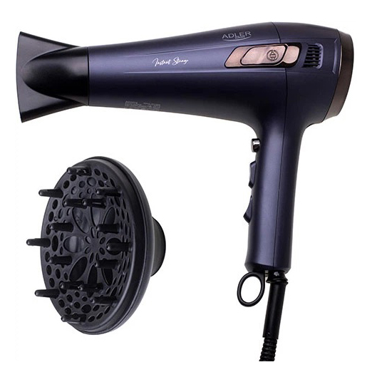 Фен с втягивающим шнуром Adler AD 2273 2400Вт